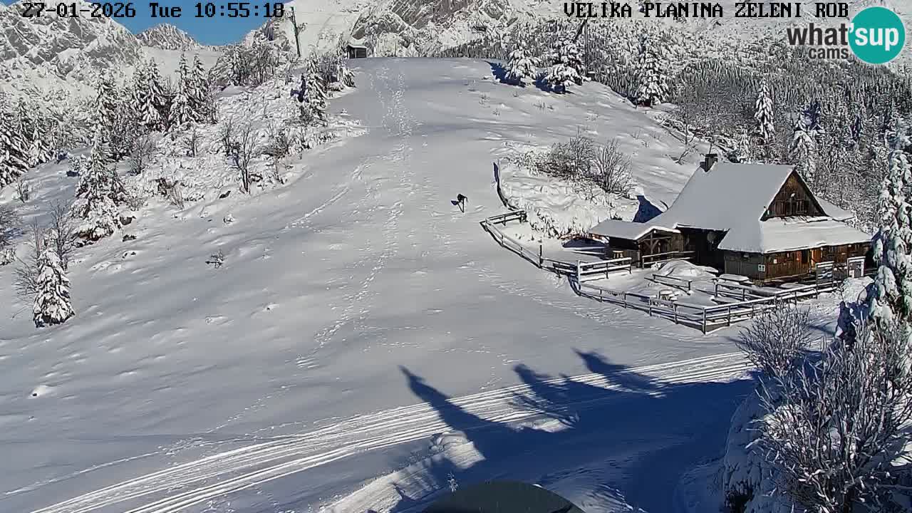 Zeleni Rob – Webcam live | Velika Planina