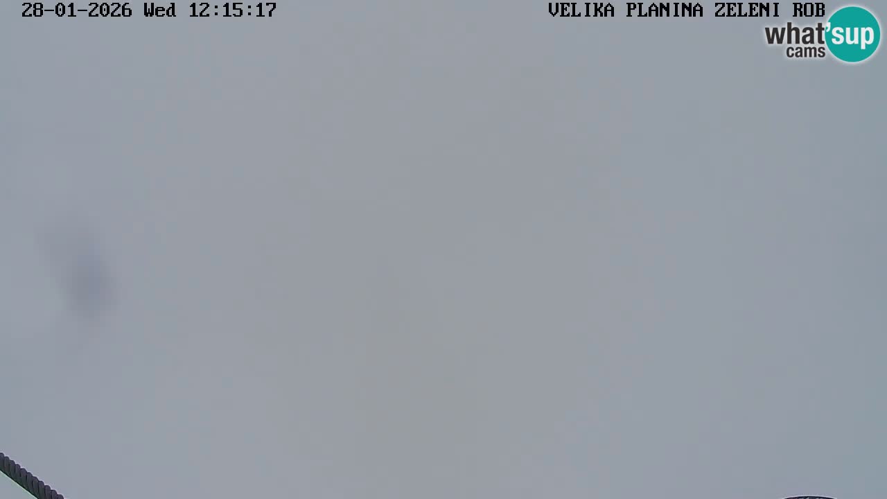 Zeleni Rob – kamera v živo | Velika Planina