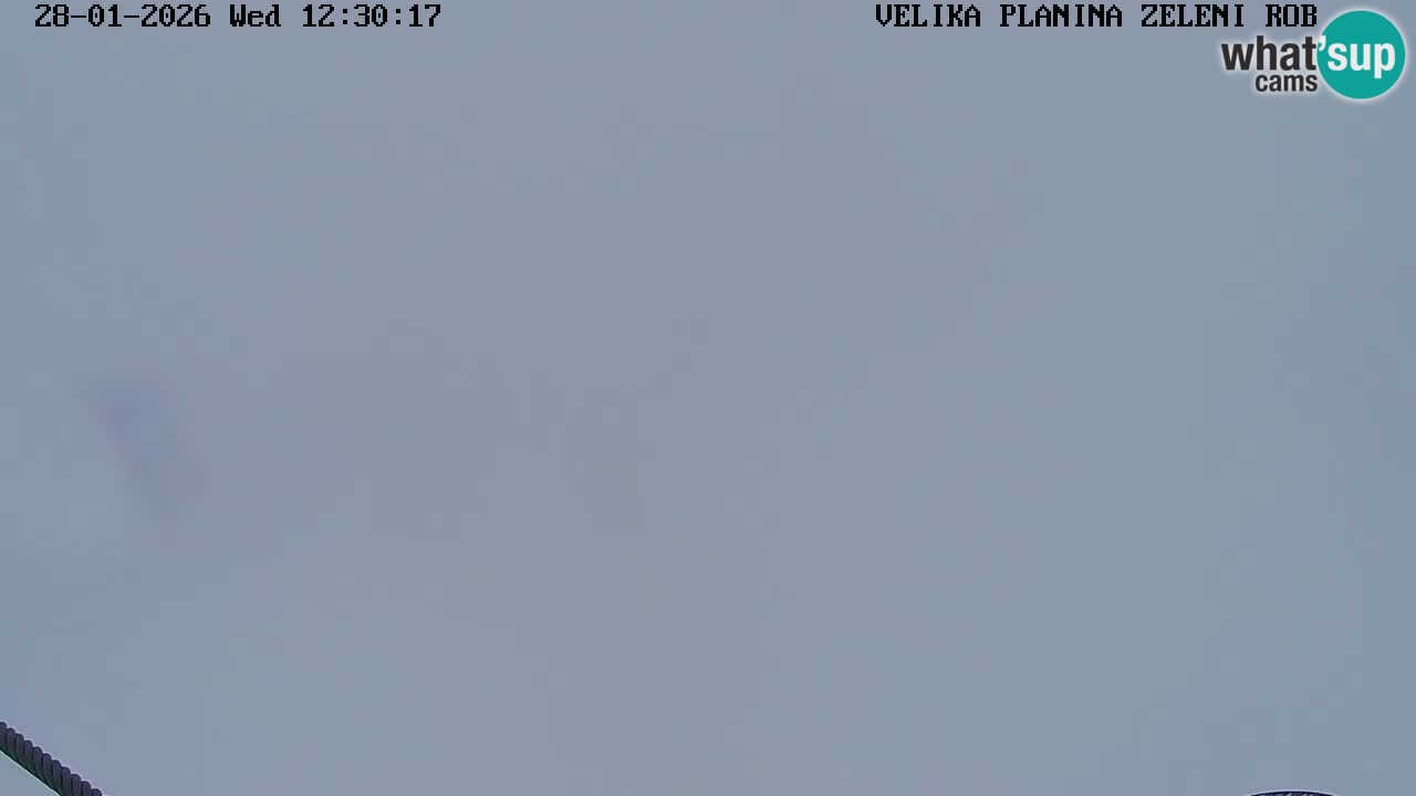 Zeleni Rob – kamera v živo | Velika Planina