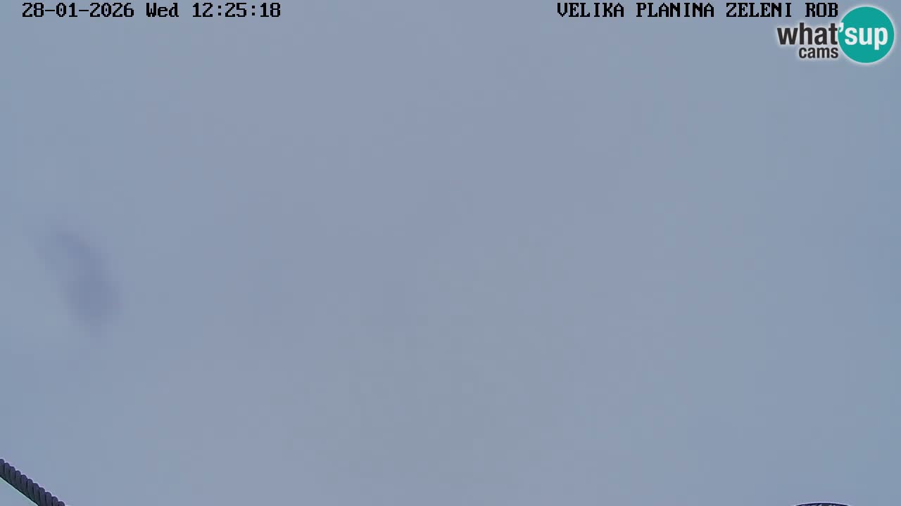 Zeleni Rob – kamera v živo | Velika Planina