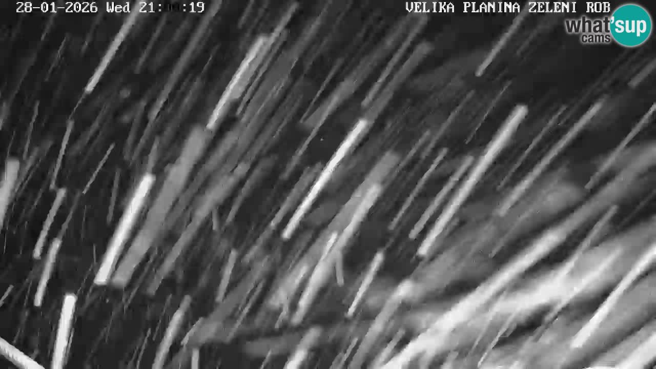 Zeleni Rob – kamera v živo | Velika Planina