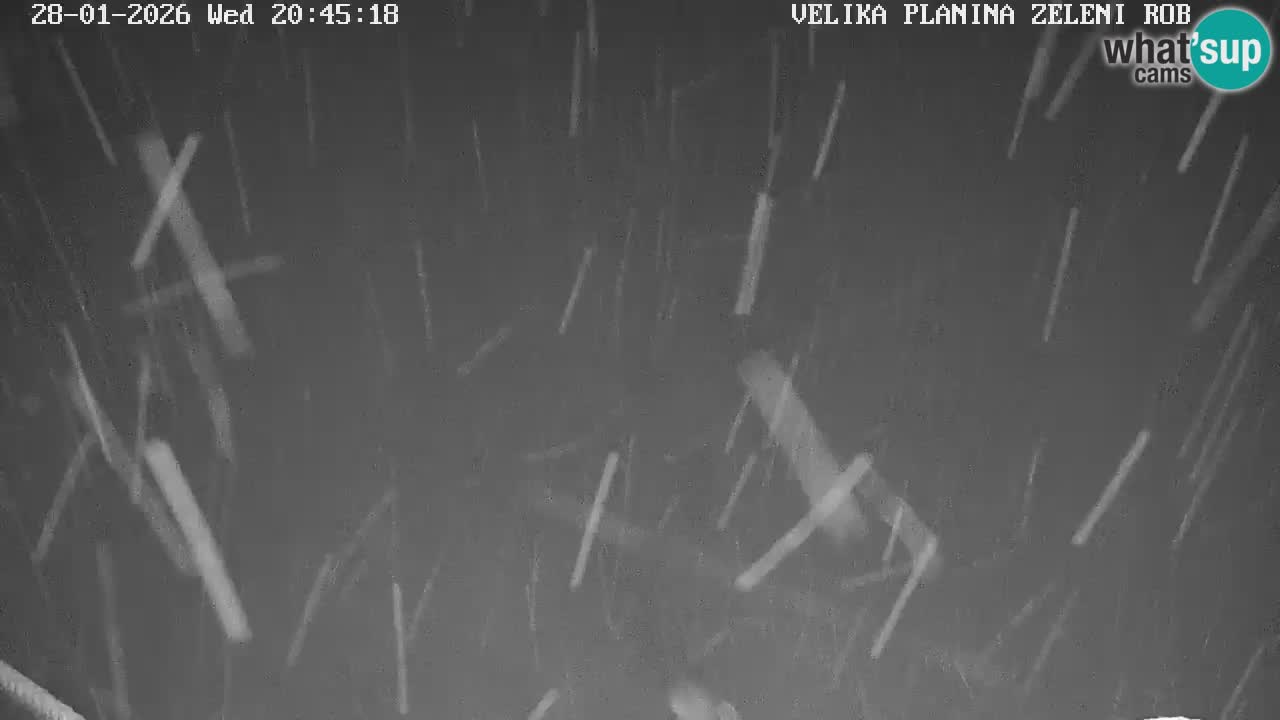 Zeleni Rob | Webcam en vivo Velika Planina