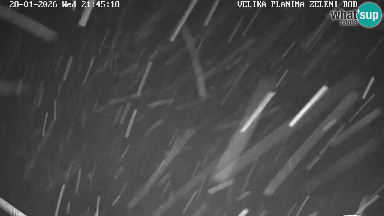 Zeleni Rob – kamera v živo | Velika Planina