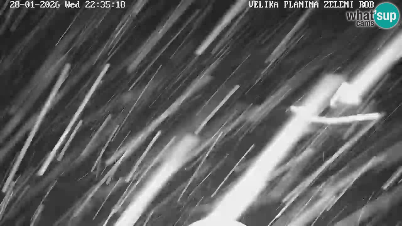 Zeleni Rob – kamera v živo | Velika Planina