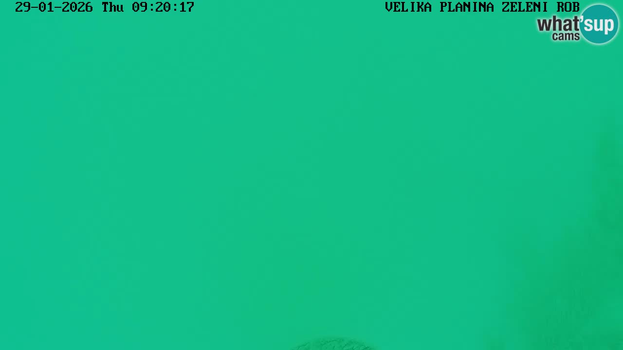 Zeleni Rob | Webcam live Velika Planina