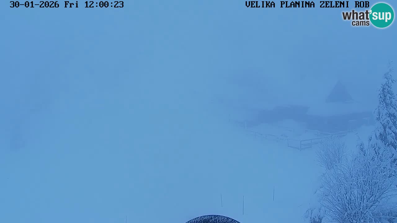 Zeleni Rob | Webcam en vivo Velika Planina