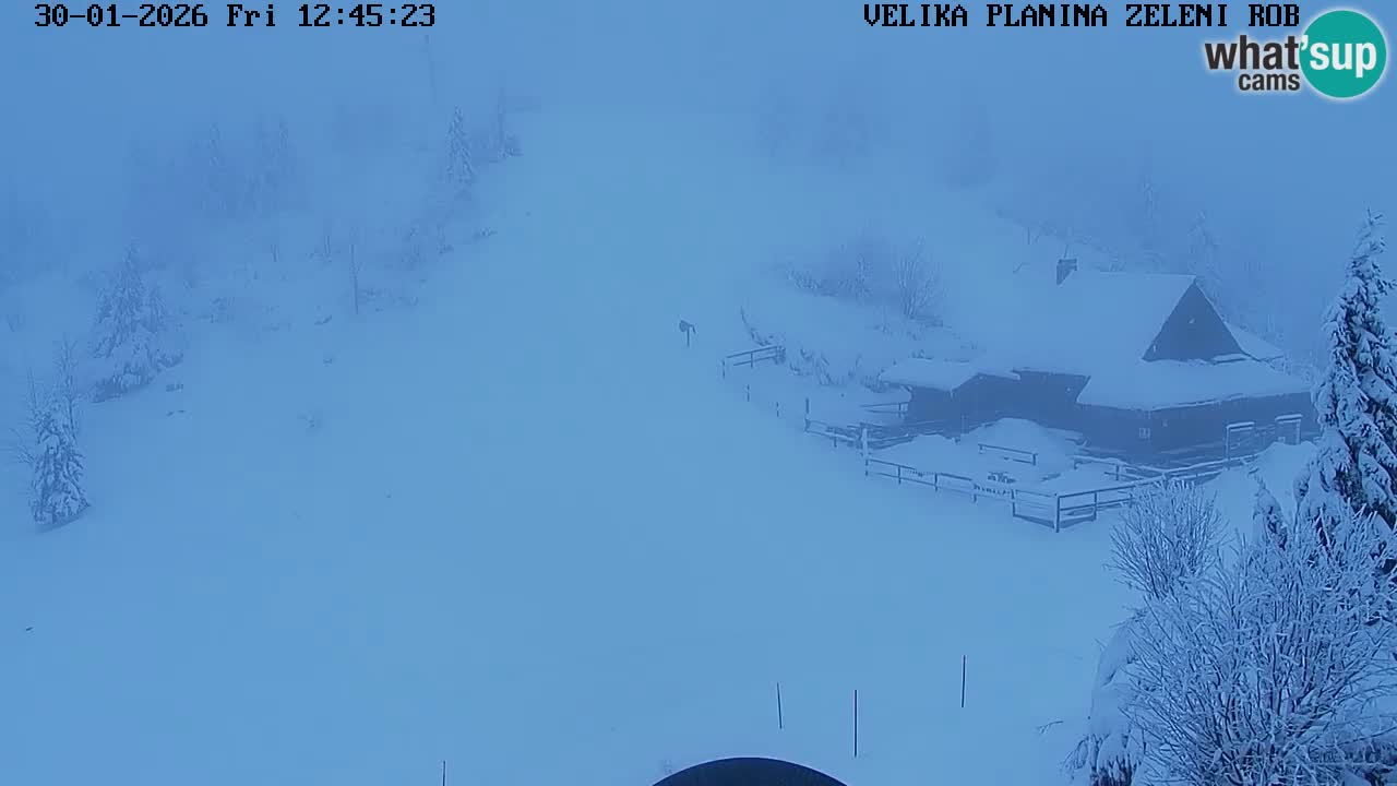 Zeleni Rob – Webcam live | Velika Planina