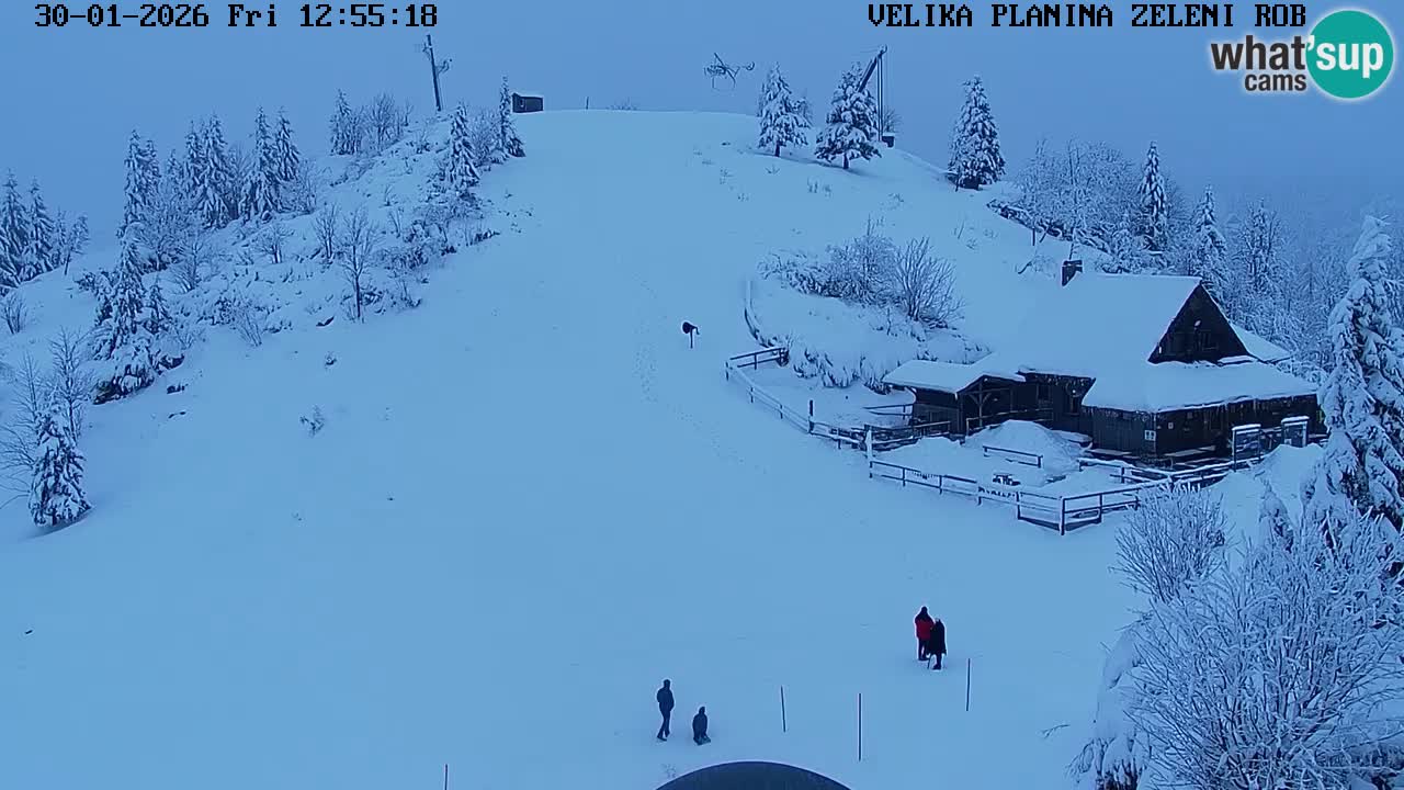 Zeleni Rob | Webcam en vivo Velika Planina