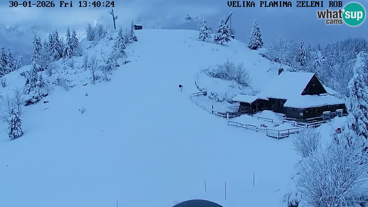 Zeleni Rob – Webcam live | Velika Planina