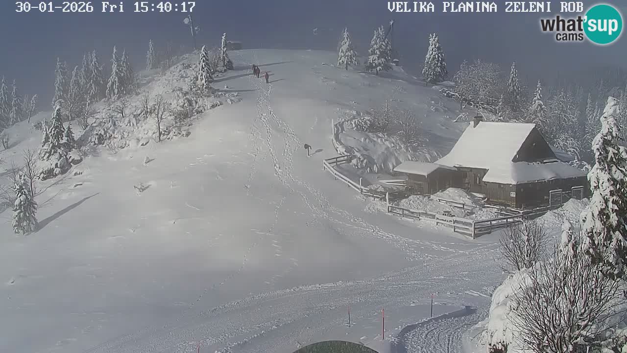 Zeleni Rob – Webcam live | Velika Planina