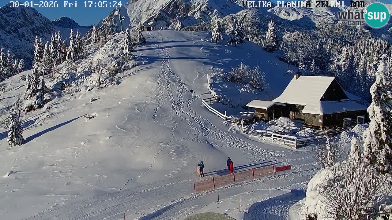 Zeleni Rob – Webcam live | Velika Planina