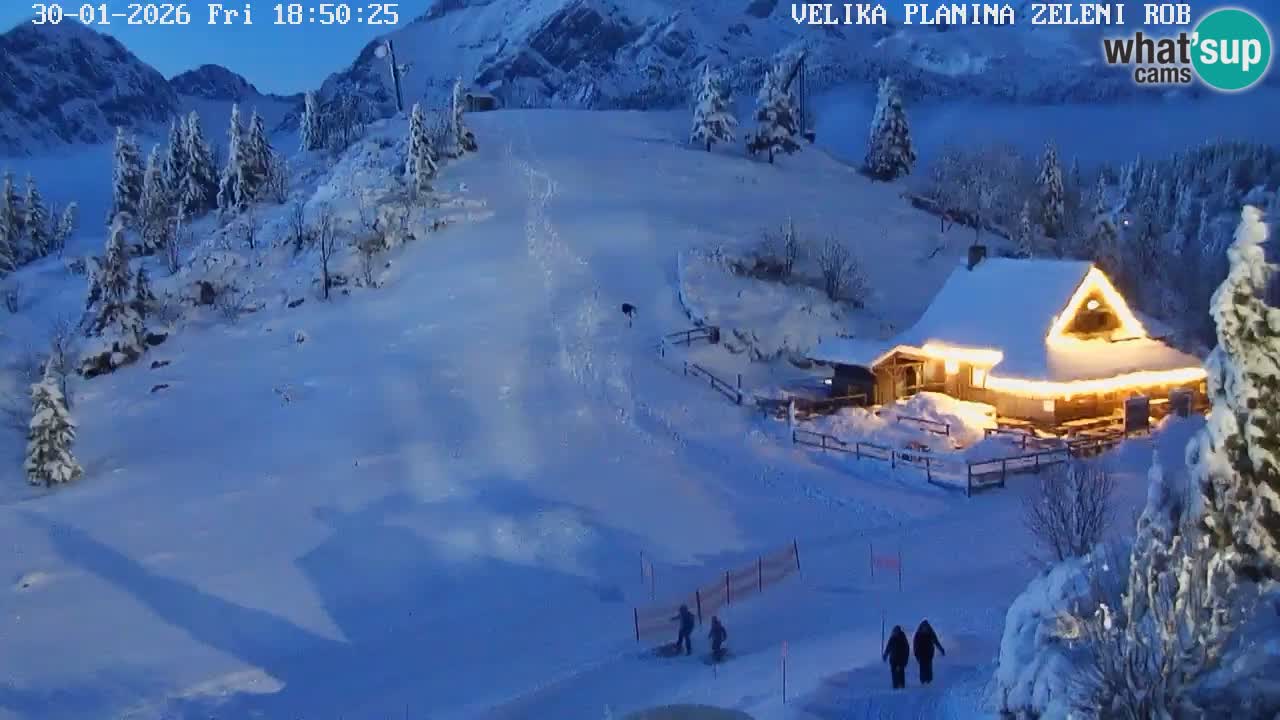 Zeleni Rob – Webcam live | Velika Planina