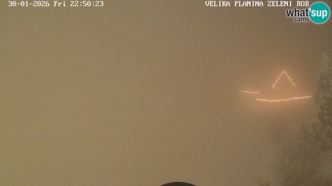 Zeleni Rob | Webcam en vivo Velika Planina