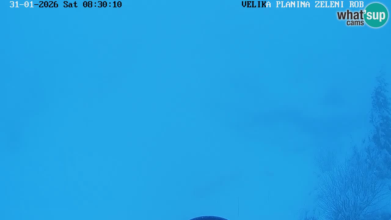 Zeleni Rob – Webcam live | Velika Planina