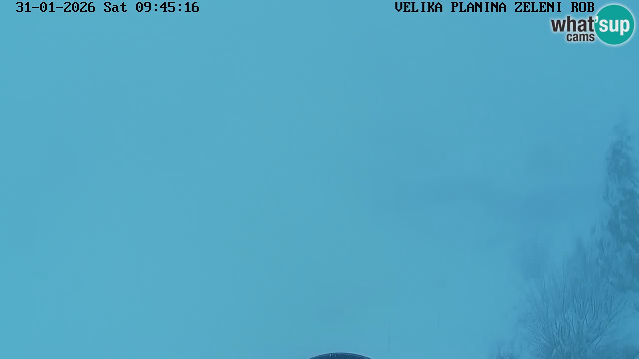 Zeleni Rob | Webcam en vivo Velika Planina