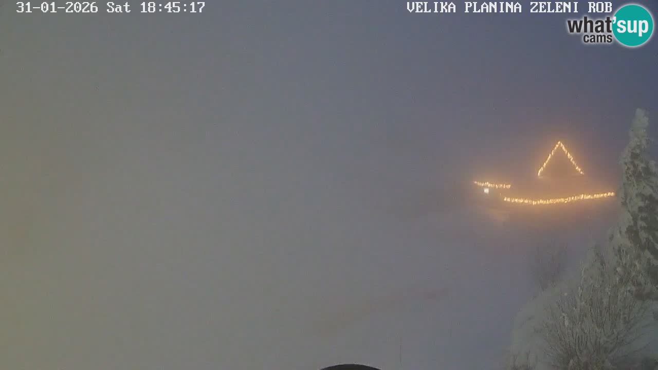 Zeleni Rob | Web kamera Velika Planina