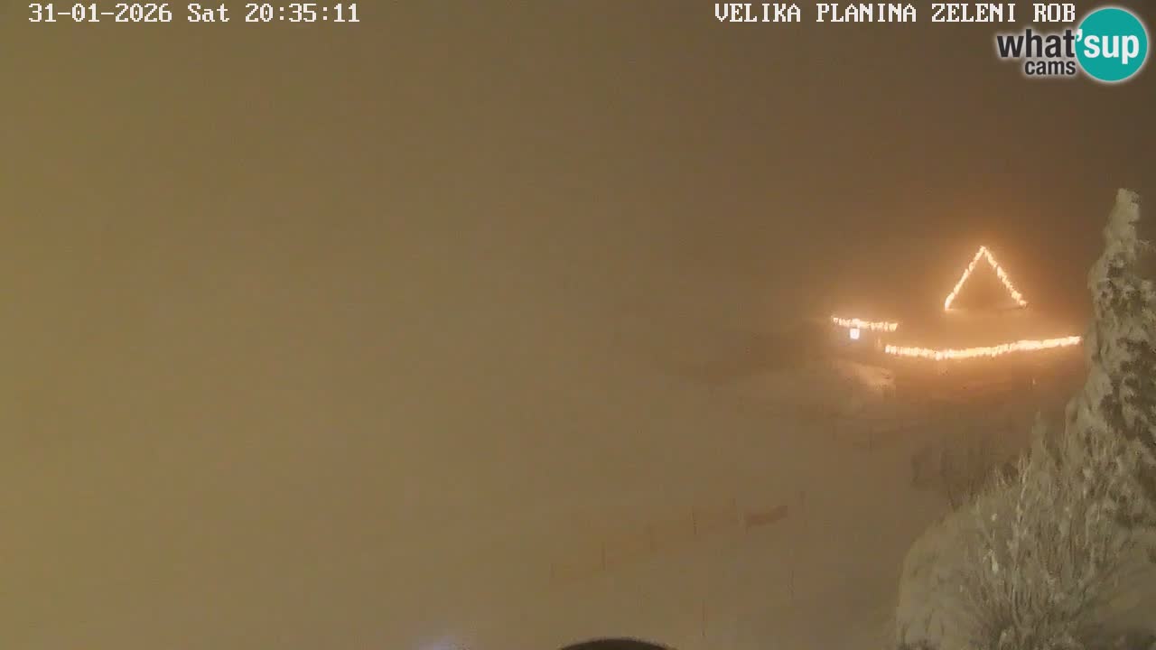 Zeleni Rob | Webcam en vivo Velika Planina