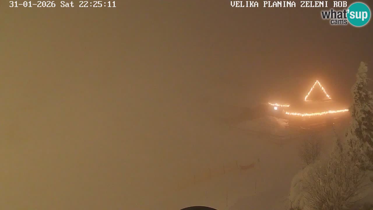 Zeleni Rob – kamera v živo | Velika Planina