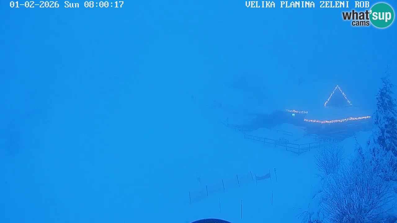 Zeleni Rob | Webcam live Velika Planina