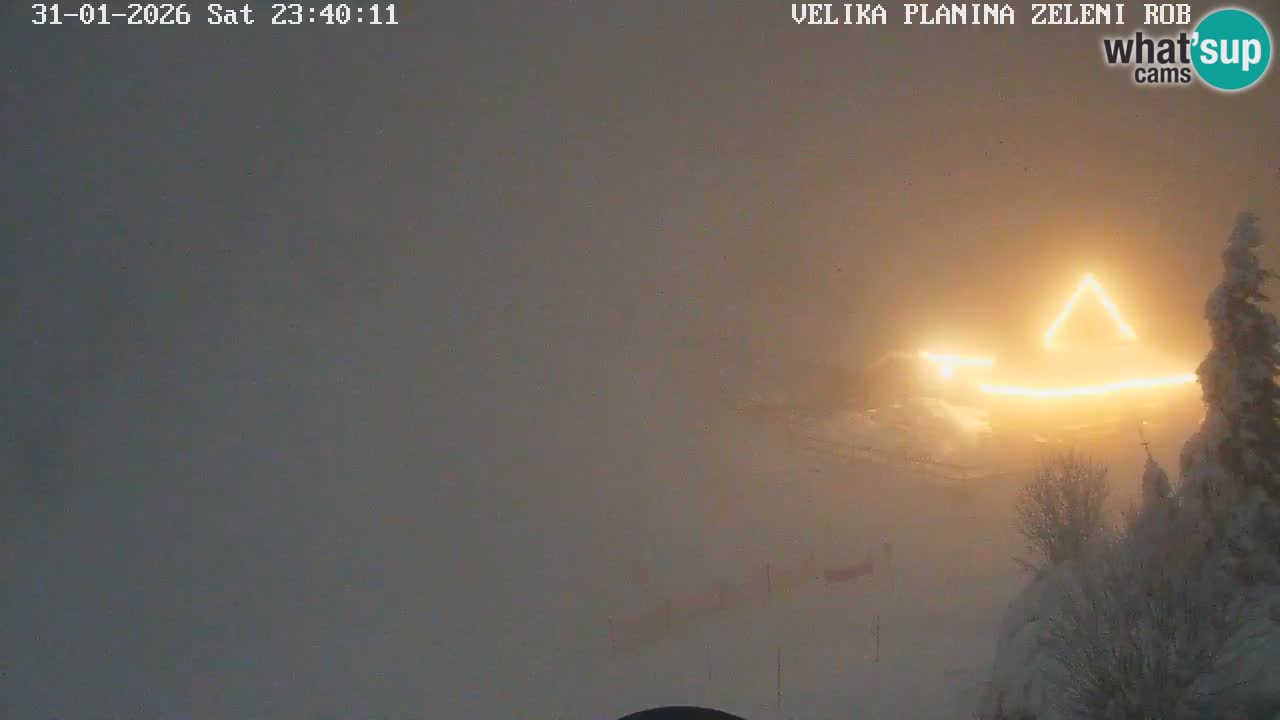 Zeleni Rob | Web kamera Velika Planina