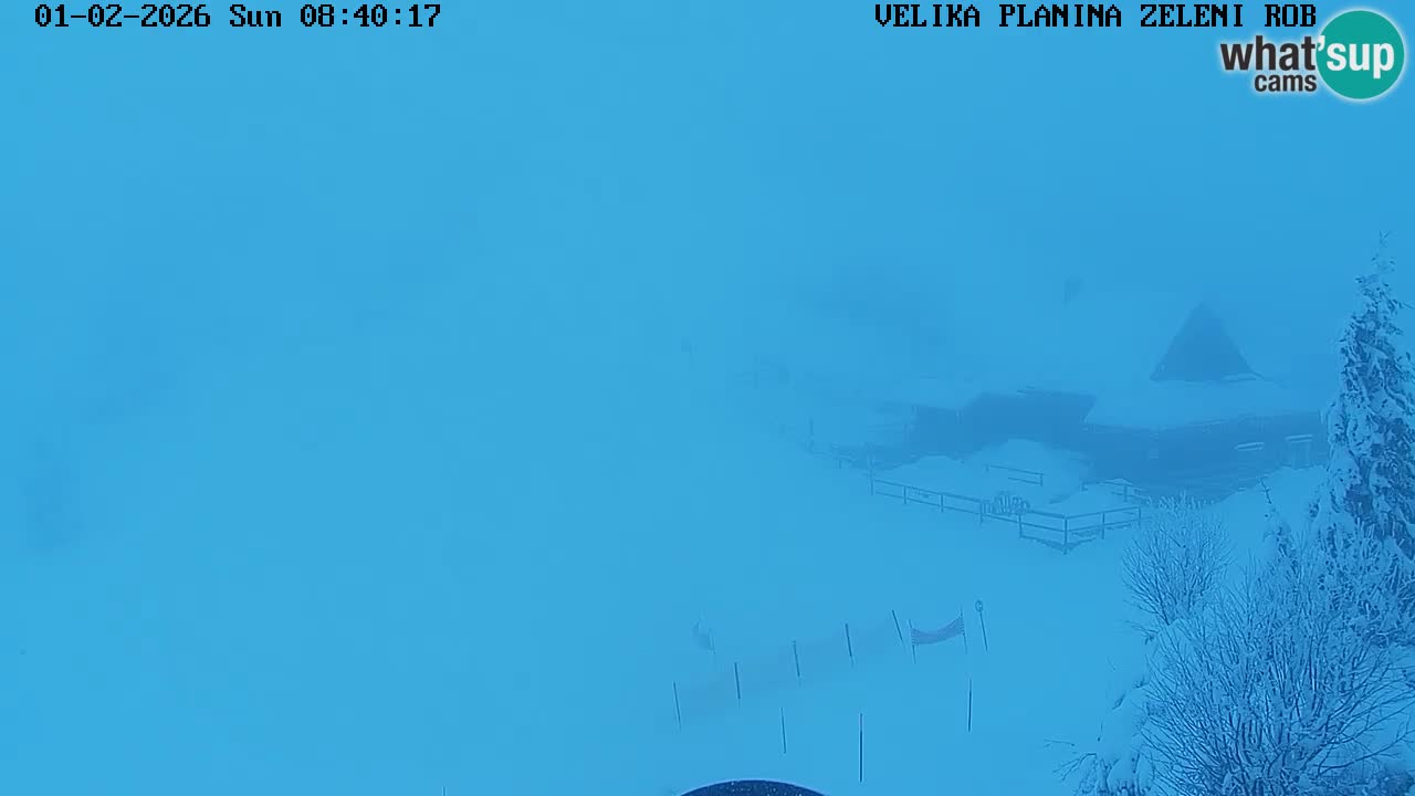 Zeleni Rob – Webcam live | Velika Planina