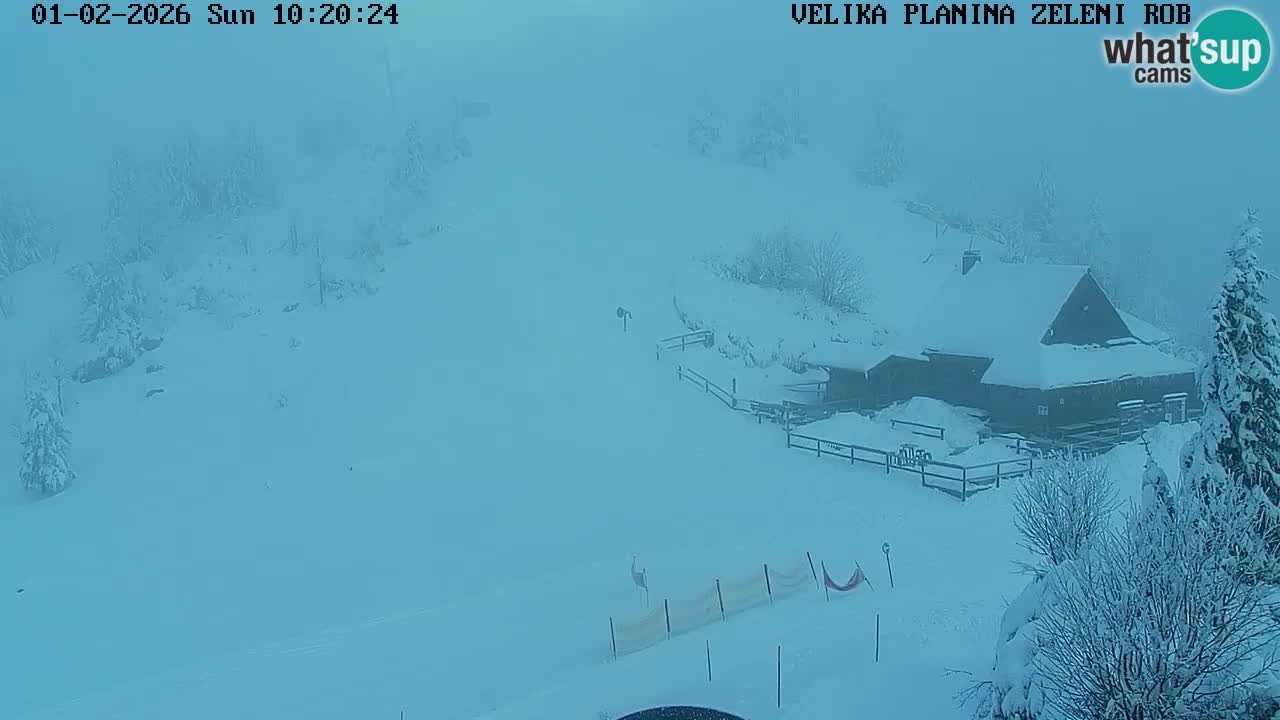 Zeleni Rob | Webcam live Velika Planina