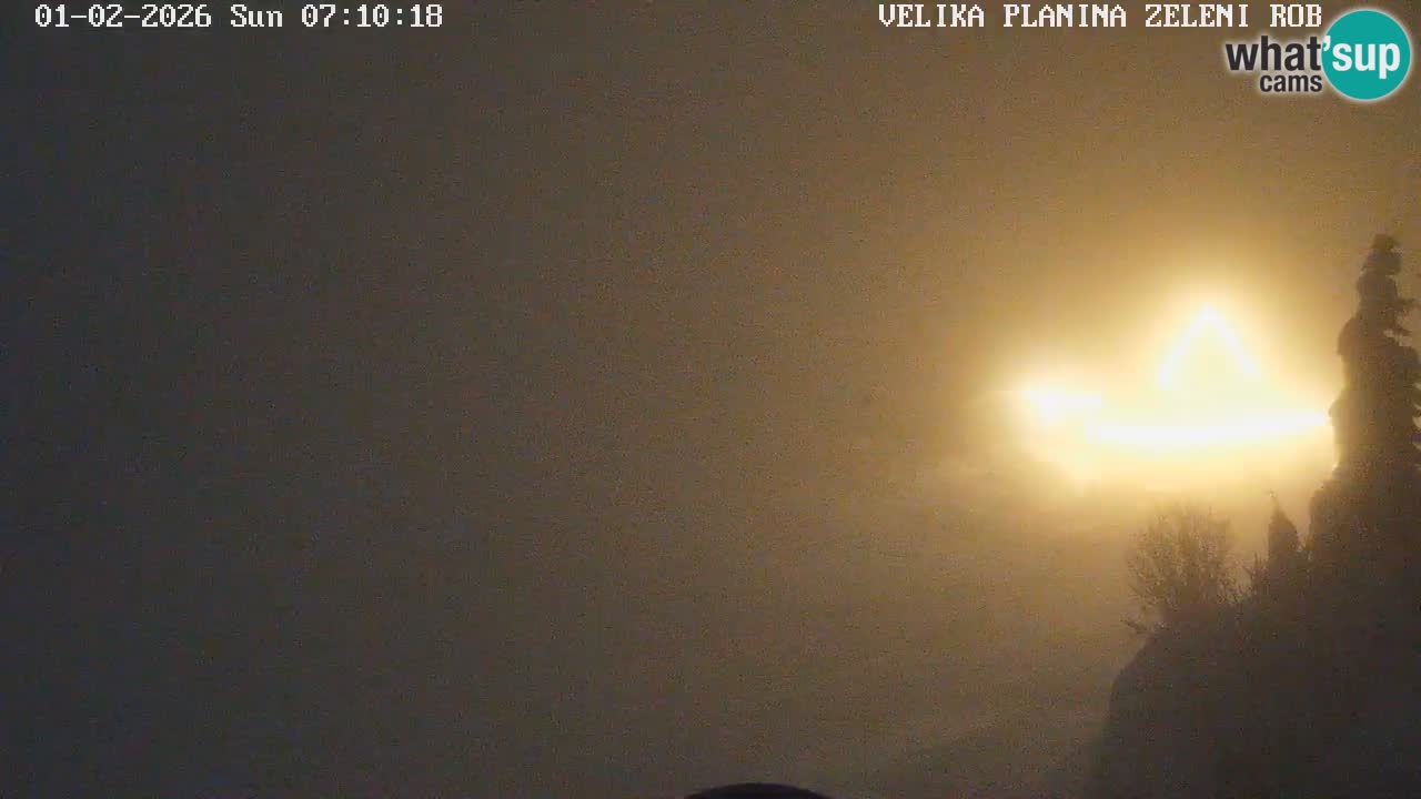 Zeleni Rob | Web kamera Velika Planina