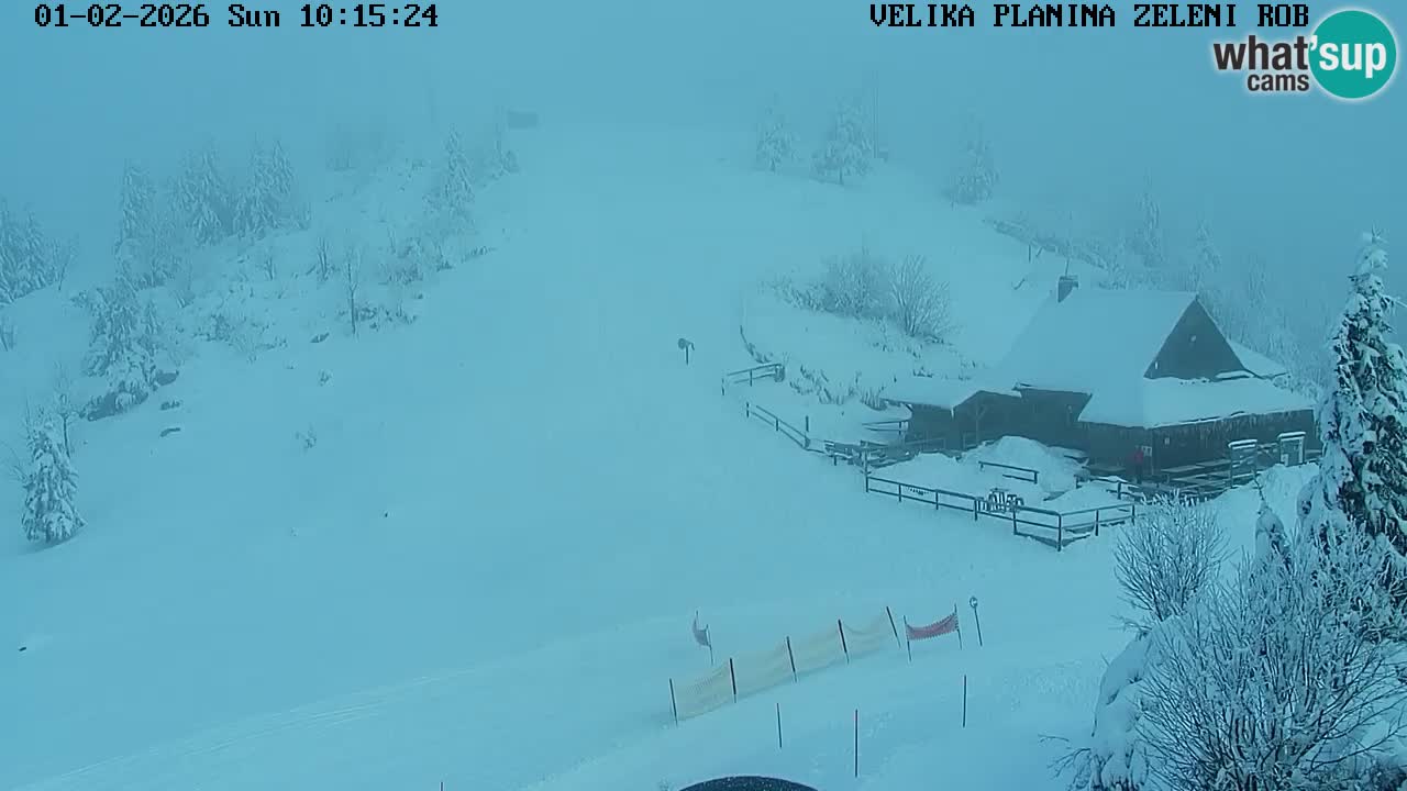 Zeleni Rob – Webcam live | Velika Planina