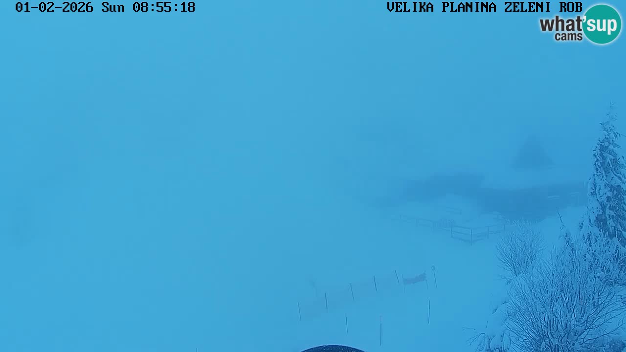 Zeleni Rob | Webcam live Velika Planina