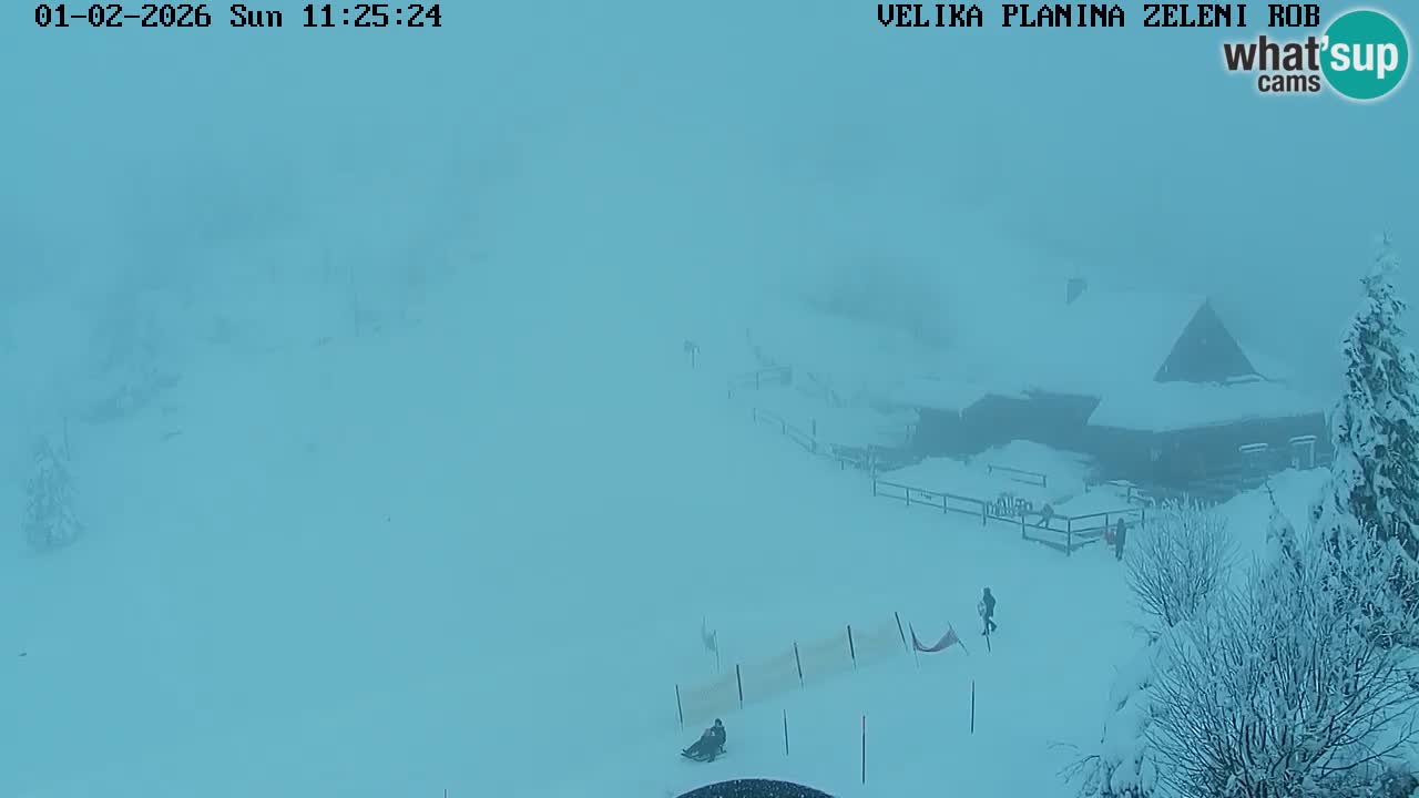 Zeleni Rob | Webcam live Velika Planina