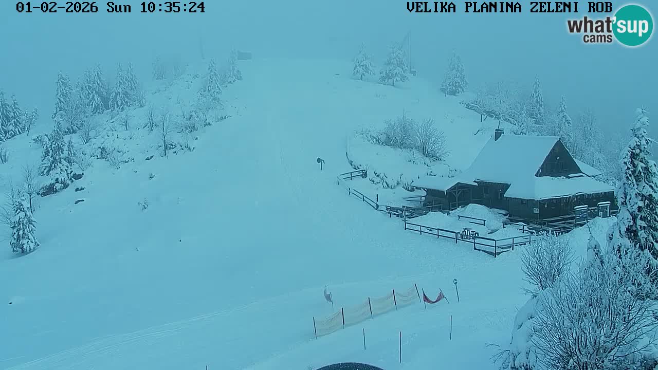 Zeleni Rob | Web kamera Velika Planina