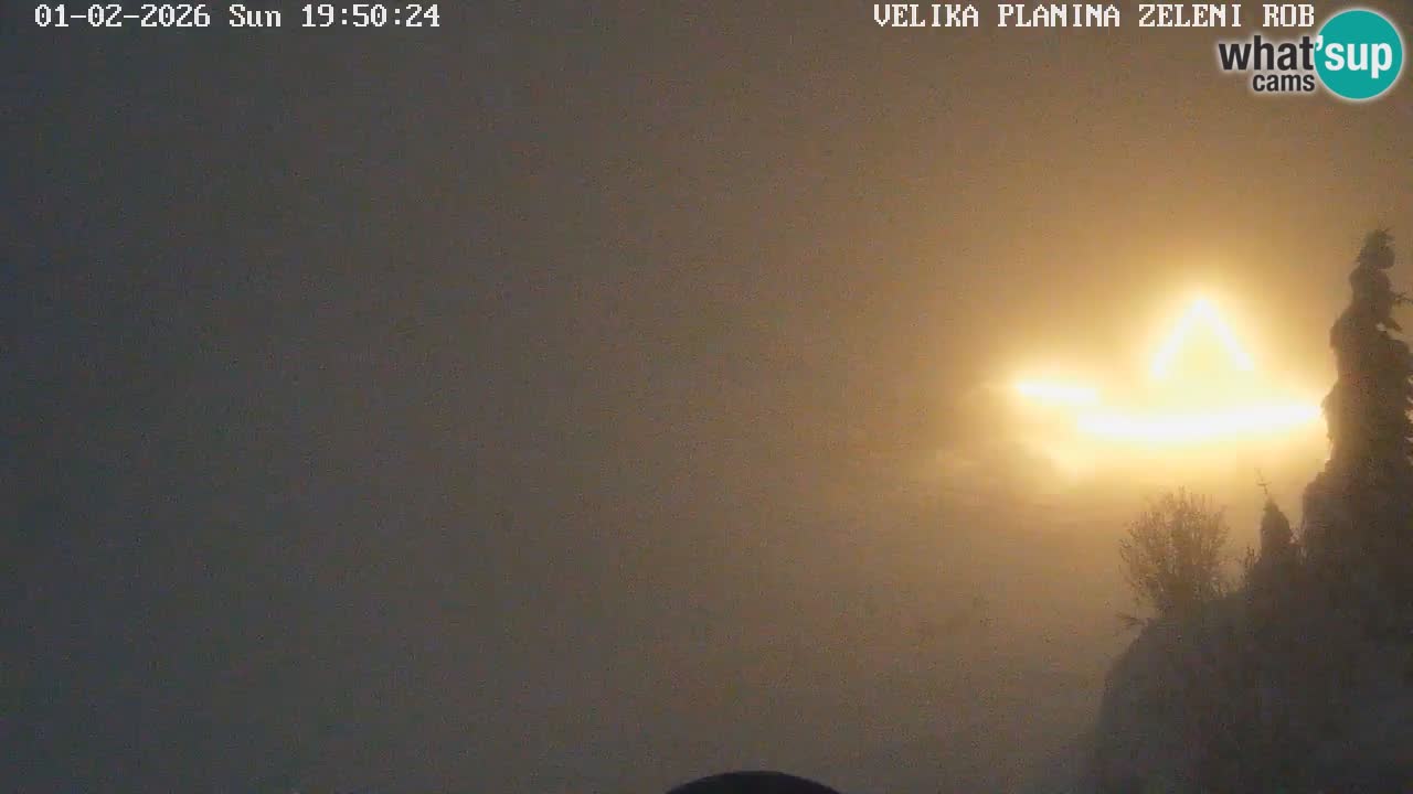 Zeleni Rob | Webcam en vivo Velika Planina