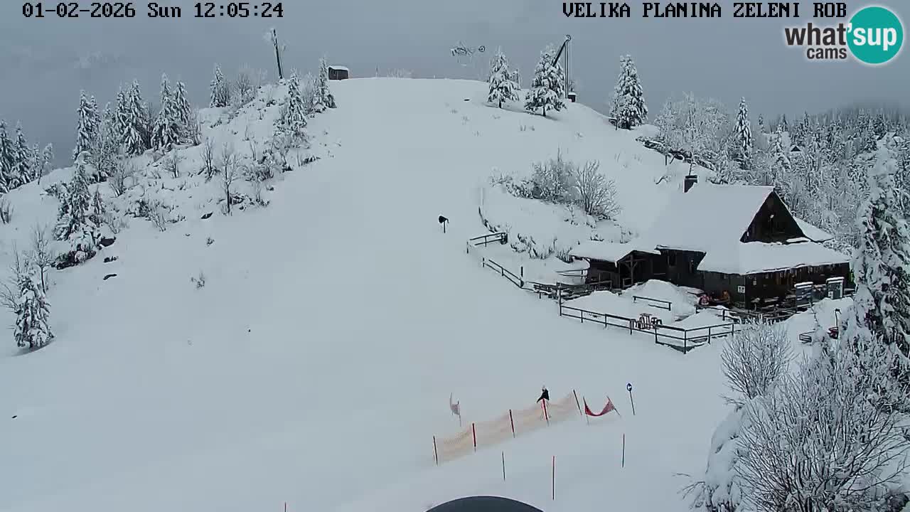 Zeleni Rob – Webcam live | Velika Planina