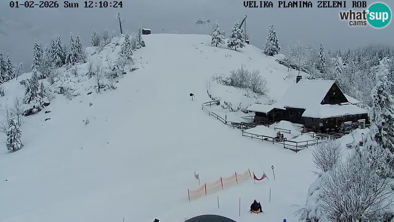 Zeleni Rob – Webcam live | Velika Planina