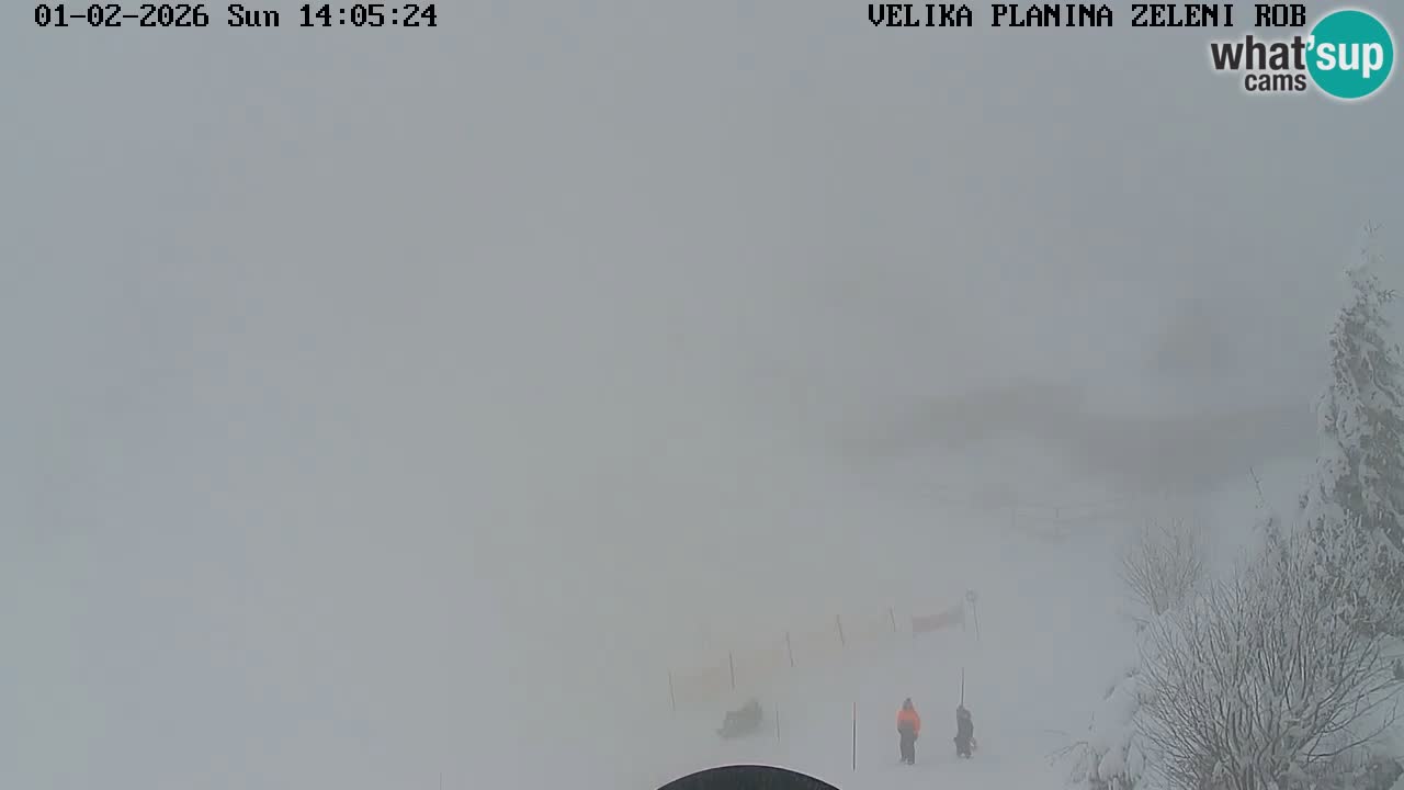 Zeleni Rob – Webcam live | Velika Planina