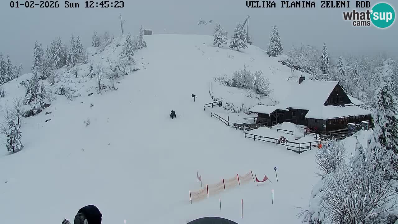 Zeleni Rob | Web kamera Velika Planina