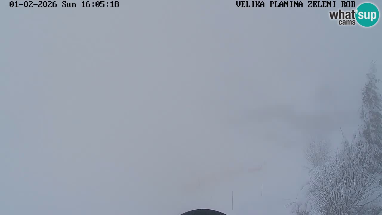 Zeleni Rob | Webcam en vivo Velika Planina