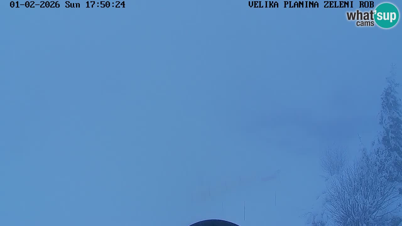 Zeleni Rob – Webcam live | Velika Planina