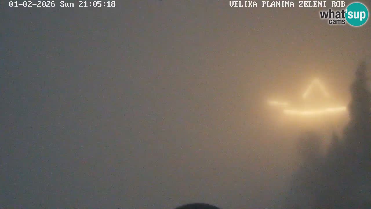Zeleni Rob | Webcam en vivo Velika Planina
