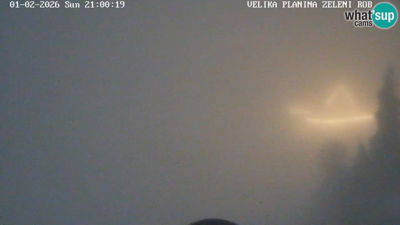 Zeleni Rob | Webcam en vivo Velika Planina