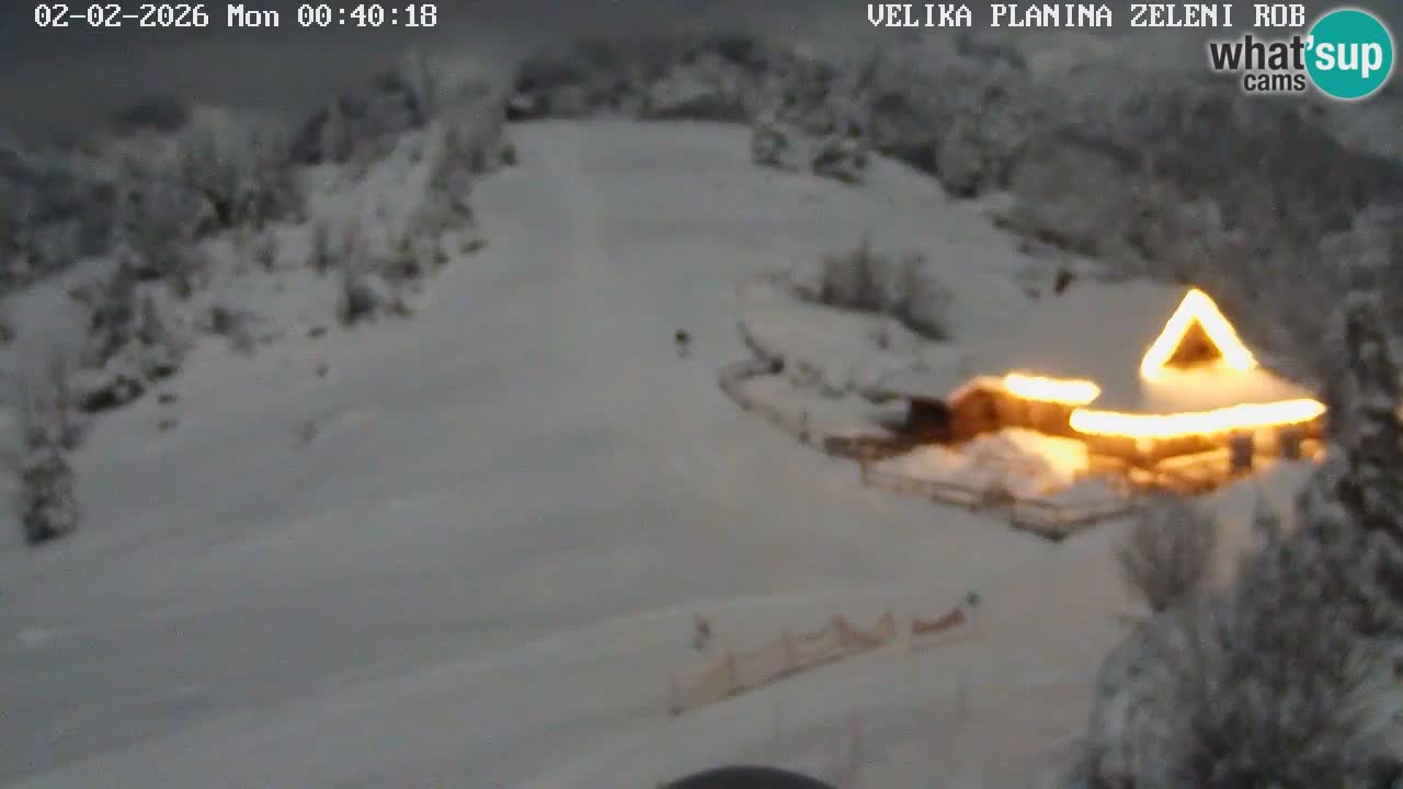 Zeleni Rob | Webcam live Velika Planina