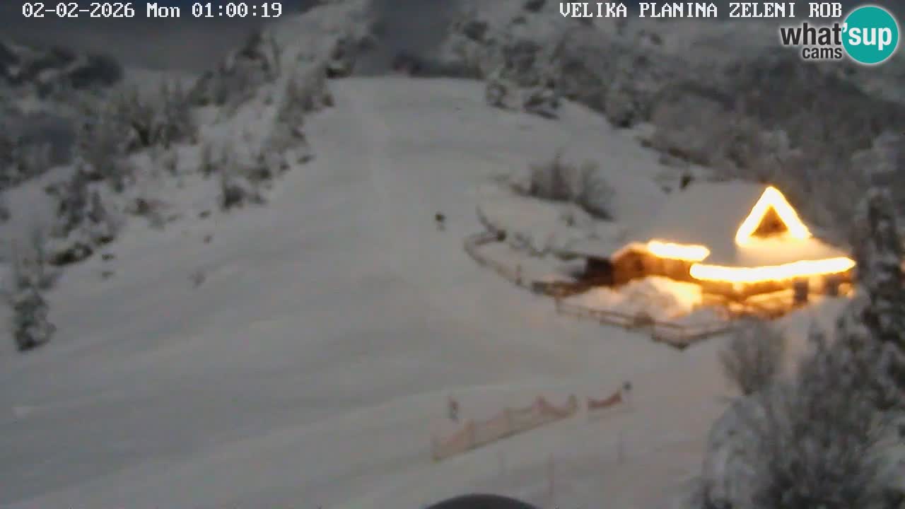 Zeleni Rob | Webcam live Velika Planina