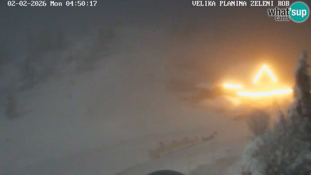Zeleni Rob – Webcam live | Velika Planina
