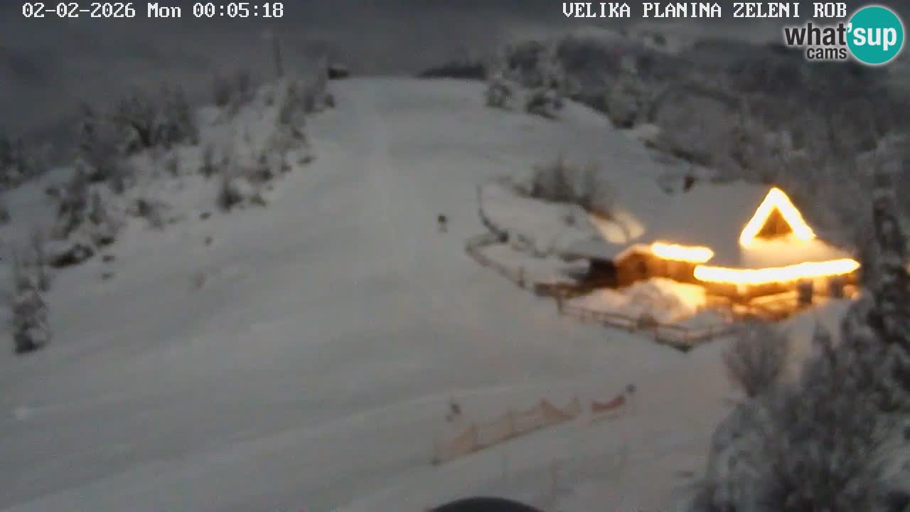 Zeleni Rob | Web kamera Velika Planina