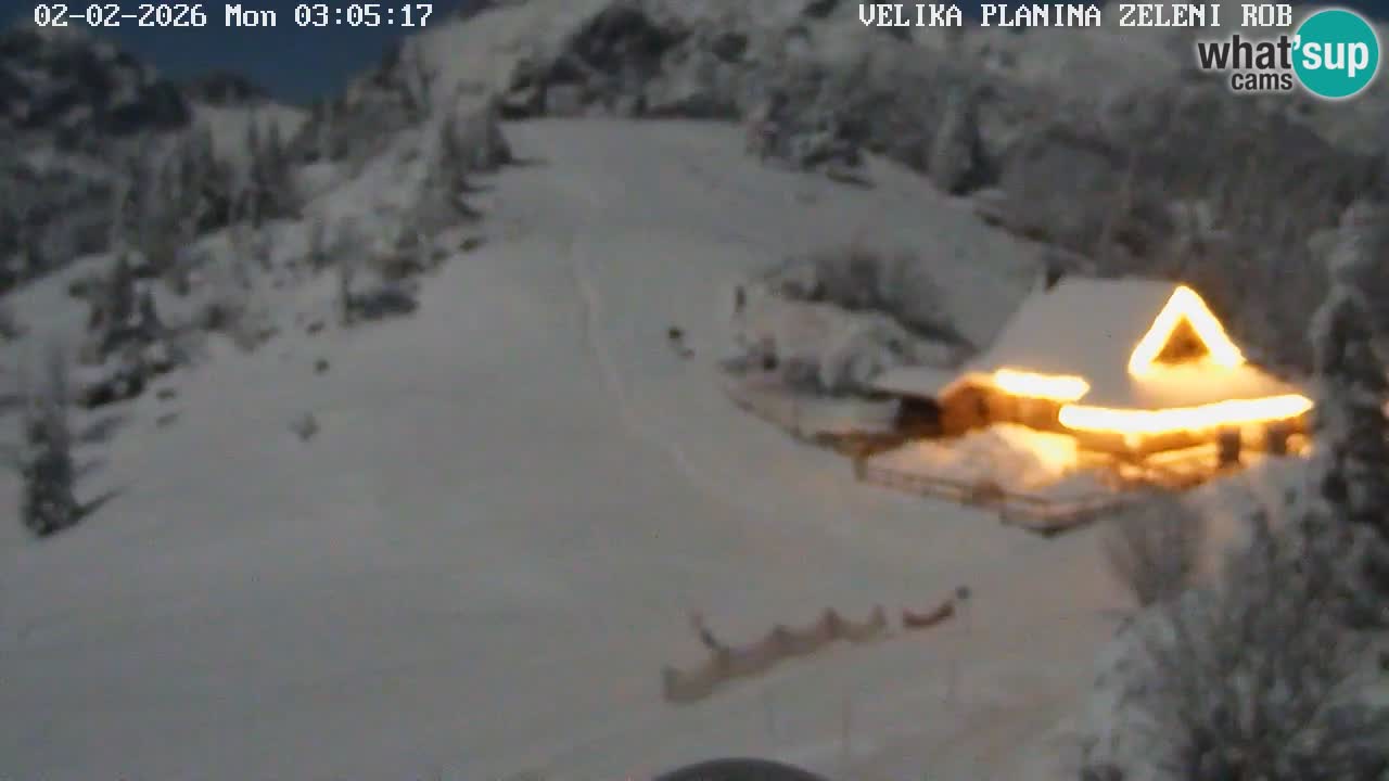 Zeleni Rob – Webcam live | Velika Planina