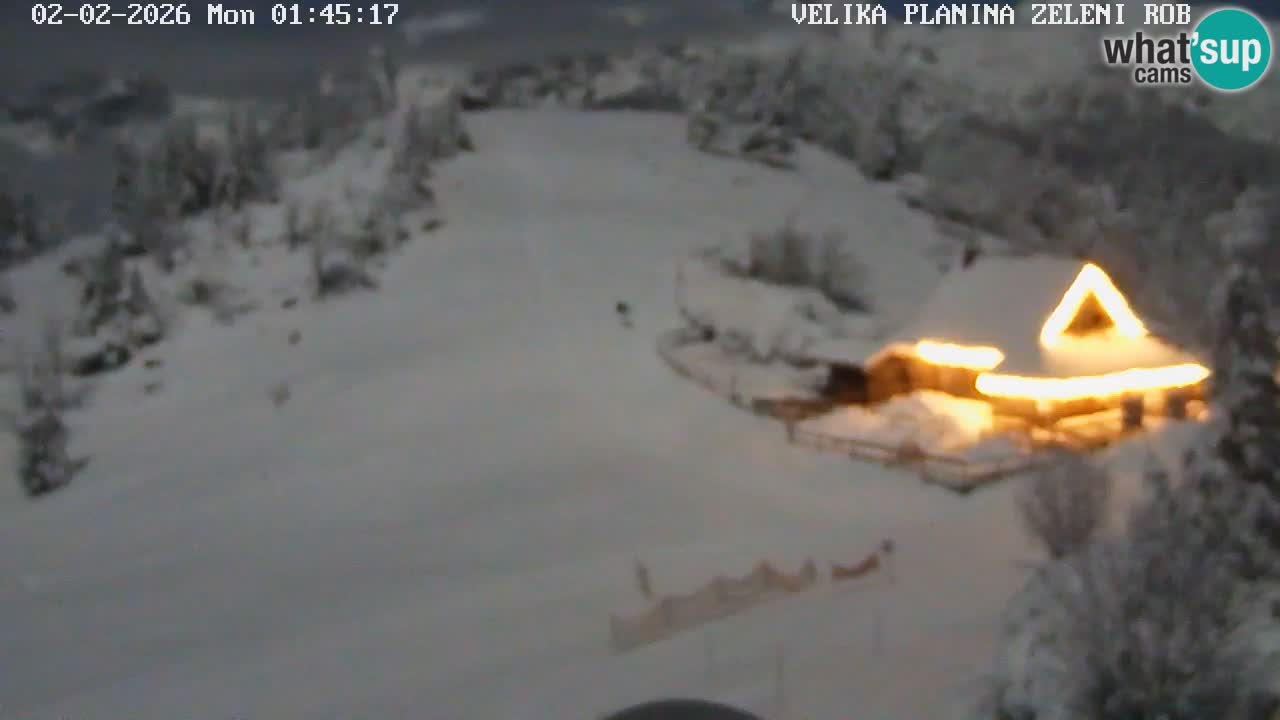 Zeleni Rob – Webcam live | Velika Planina