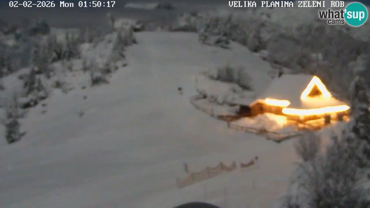 Zeleni Rob | Webcam live Velika Planina