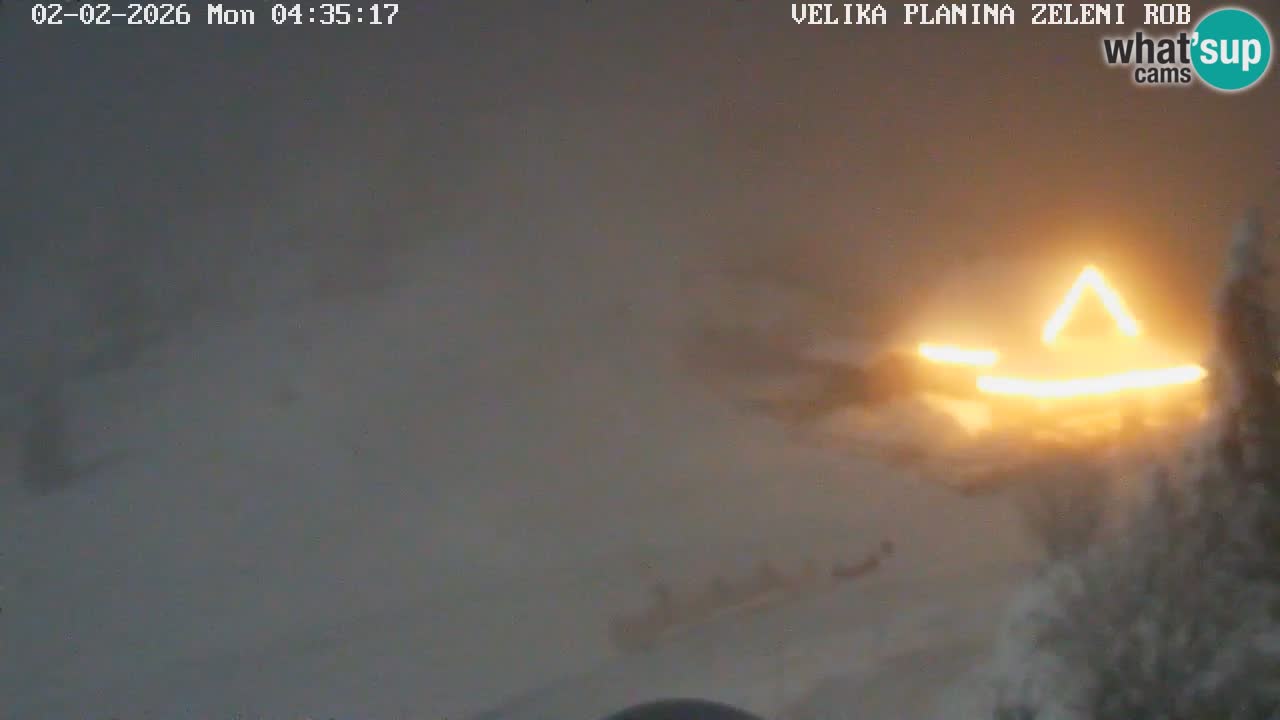 Zeleni Rob | Webcam live Velika Planina