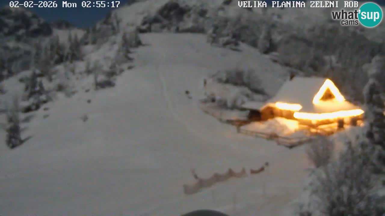 Zeleni Rob | Webcam live Velika Planina