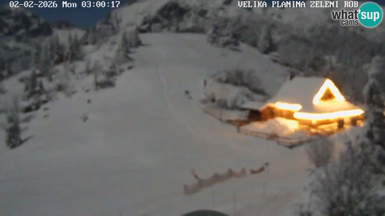 Zeleni Rob – Webcam live | Velika Planina